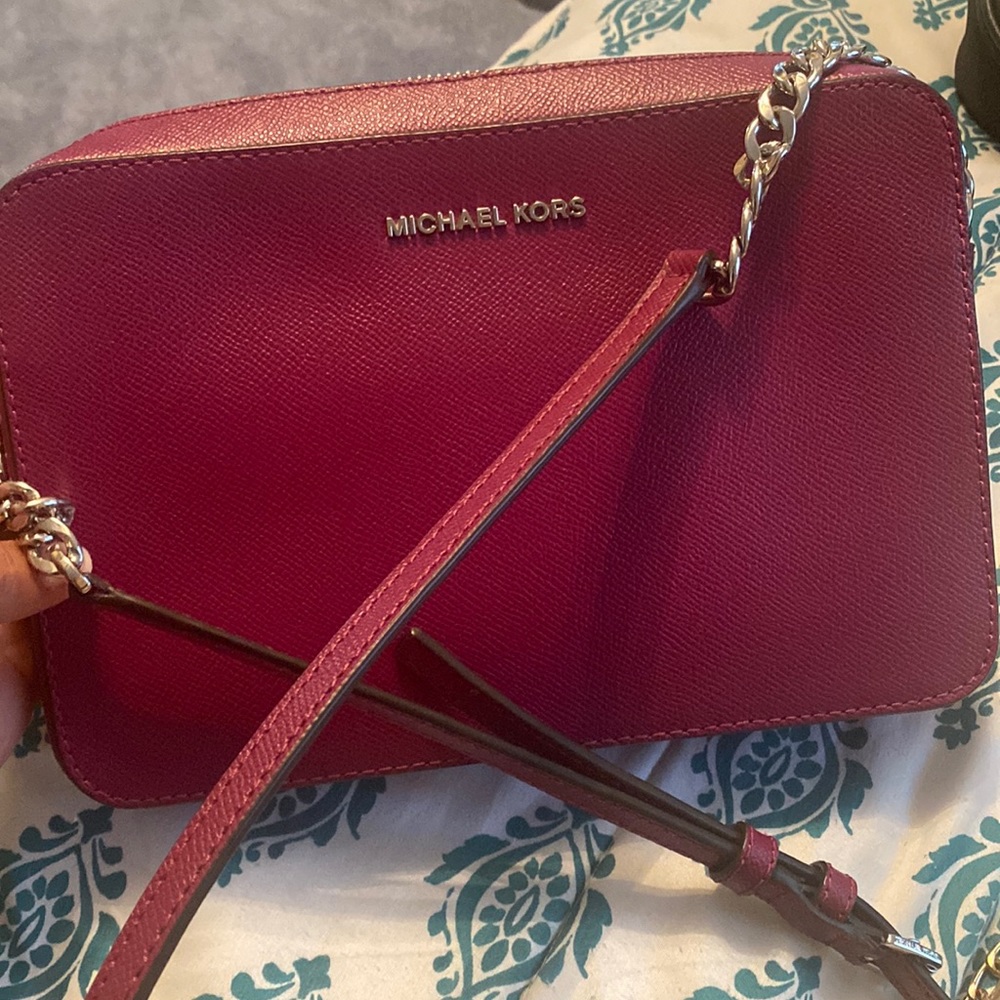 Michael kors purse with matching wallet